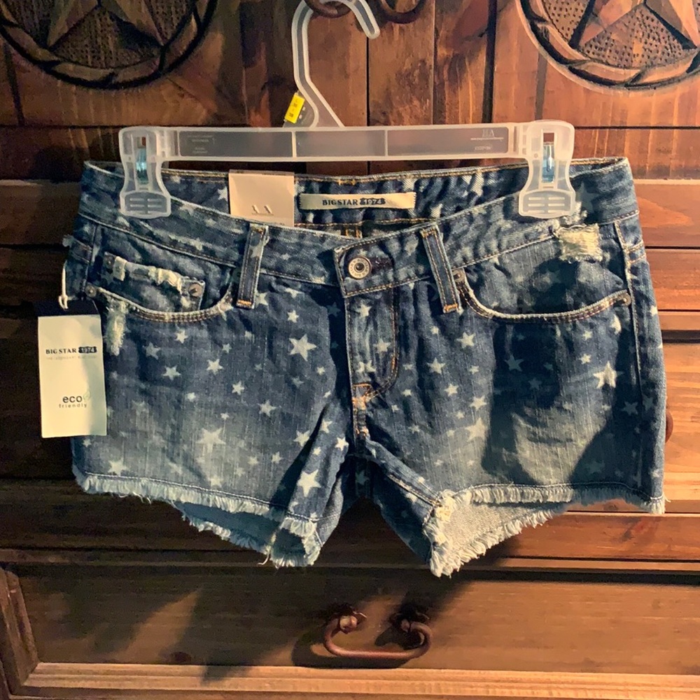 Big star jean shorts